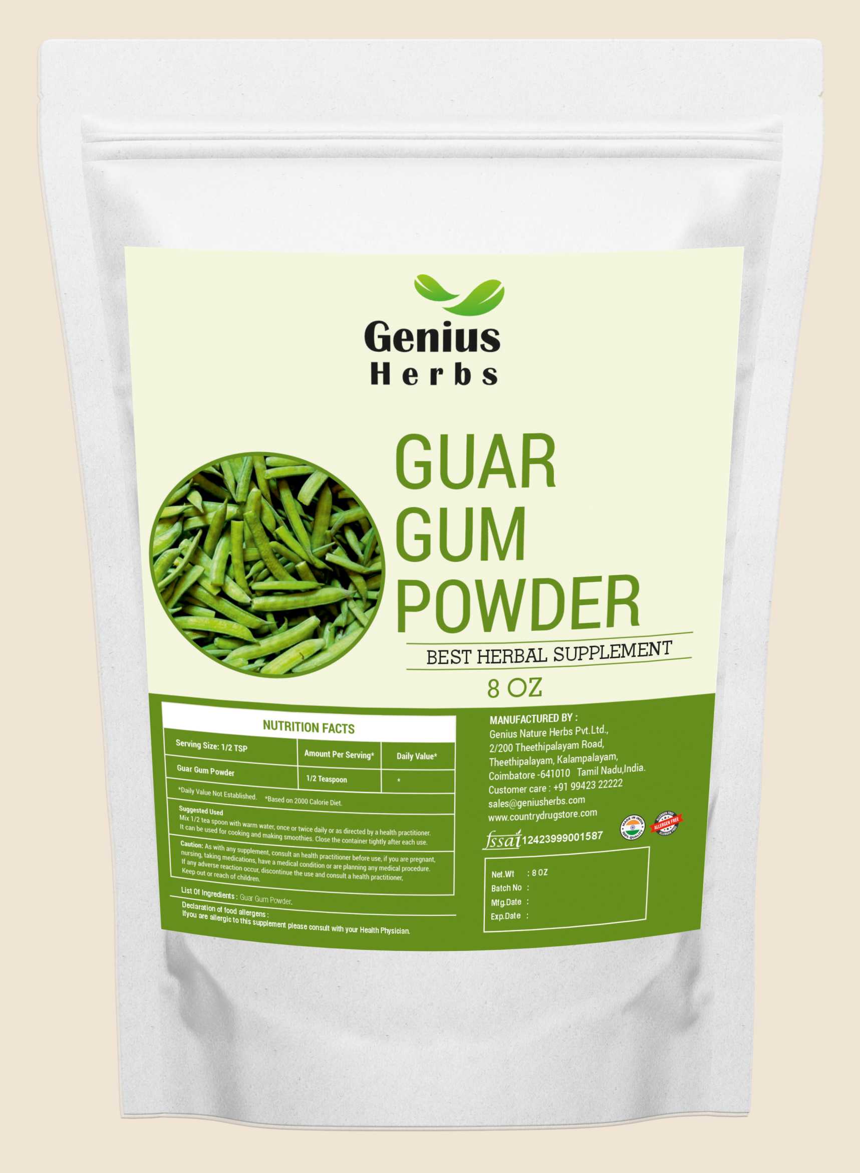 Guar Gum Powder Wholesale Manufacturer & Supplier in India